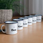 Personalised Enamel Mug, thumbnail 2 of 7