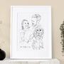 Personalised Hand Drawn Engagement Sketch, thumbnail 5 of 8