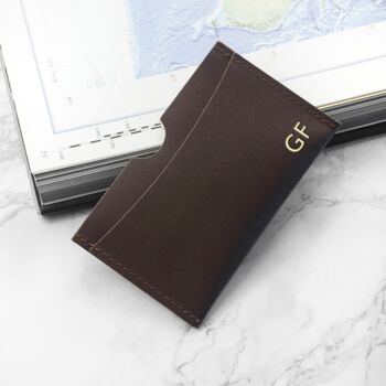 Personalised Luxury Leather Card Holder, 4 of 12