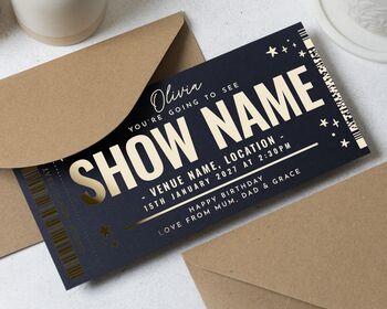 Musical Theatre Ticket Gift Surprise, 5 of 9