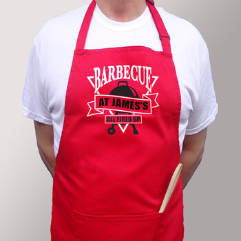 Personalised Barbecue Chef's Apron, 3 of 4