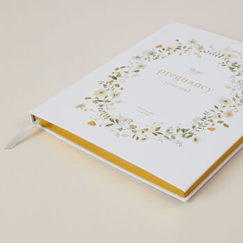My Pregnancy Journal Floral | Luxury Pregnancy Memory Book With Flowers, 4 of 9