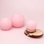 G Decor Georgia Light Pink Ombre Sphere Ball Candles, thumbnail 1 of 9