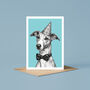 Whippet Dog Birthday Card, thumbnail 2 of 6