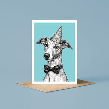 Whippet Dog Birthday Card, 2 of 6