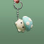 Cute Mushroom Fidget Clicker Keychain | 3D Printed Toadstool Stress Reliver | Kawaii Desk Mechanical Switch Clicker | Cottagecore Gift, thumbnail 1 of 6