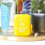 Personalised 60th Birthday Year Hip Flask, thumbnail 5 of 8