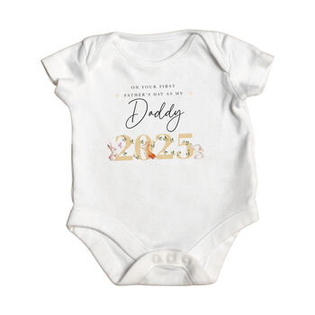 First Father’s Day Gift Daddy Bodysuit Or Bib, 6 of 6