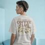 Coffee Club, Unisex Graphic T Shirt, thumbnail 1 of 11