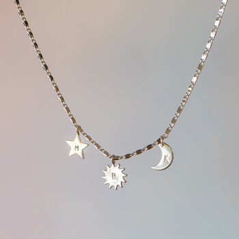 Personalised Celestial Charm Necklace, 3 of 7