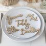 Personalised Scripted Wooden Wedding Place Name, thumbnail 7 of 12