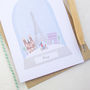 Pack Of Six City Snow Globe Christmas Cards, thumbnail 7 of 8