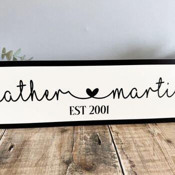 Personalised Wedding Road Sign Names And Date, 3 of 4