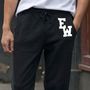 Personalised Slim Cuffed Lounge Pants For Men, thumbnail 2 of 3