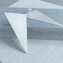 Sterling Silver Obtuse Stud Earrings, thumbnail 2 of 3