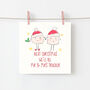 Next Christmas We'll Be Mr And Mrs Fun Card, thumbnail 1 of 4
