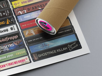 26th Birthday 2000 Music Print Personalised Gift, 6 of 8