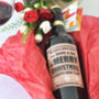 Christmas Personalised Malbec Or Rioja Red Wine, thumbnail 5 of 5