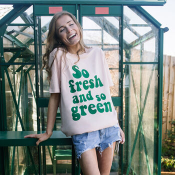 Fresh And Green Women's Slogan T Shirt, 2 of 3