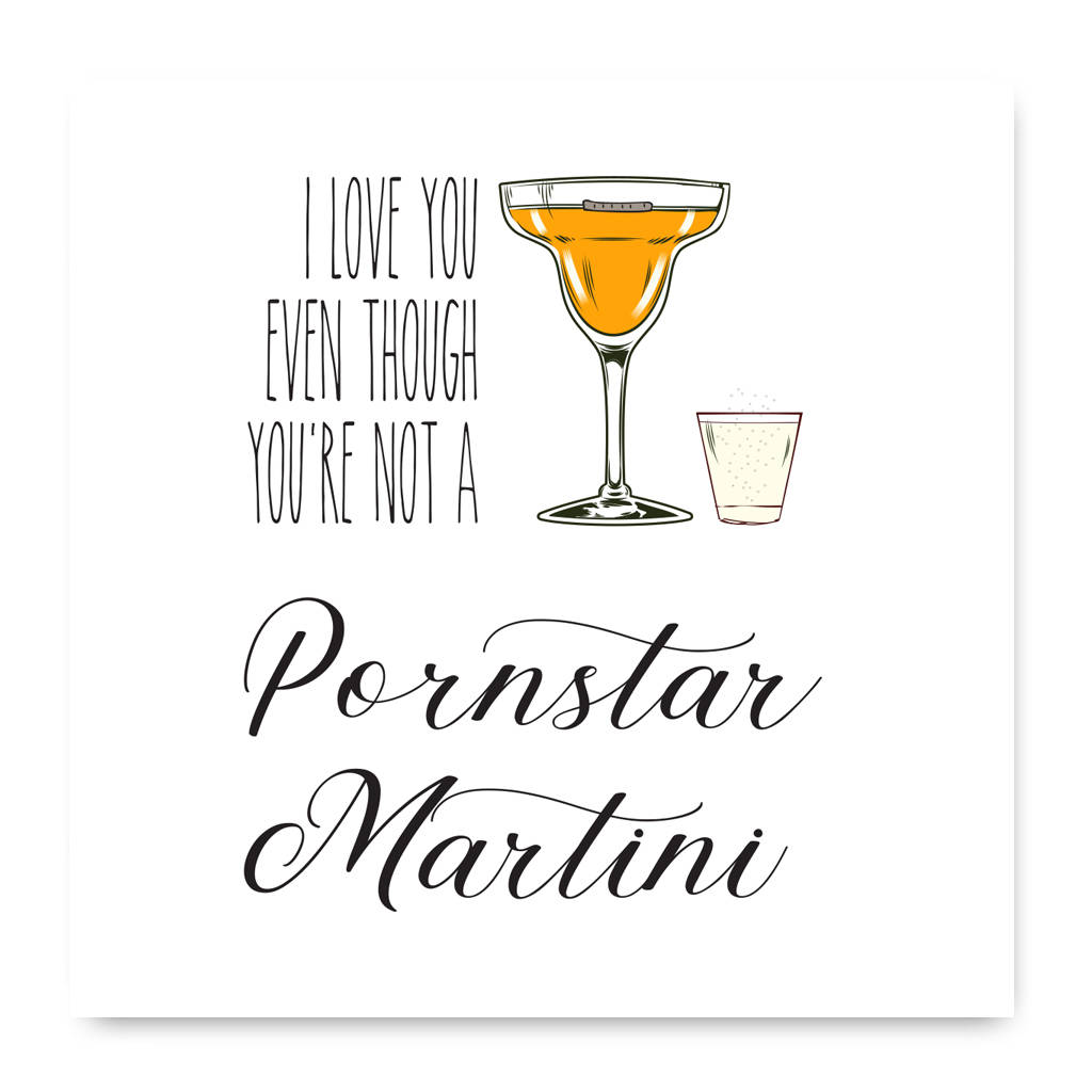 love you pornstar martini card by liberty bee