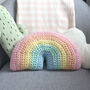 Pastel Rainbow Cushion, thumbnail 1 of 4