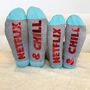 Personalised Netflix And Chill Socks, thumbnail 3 of 5