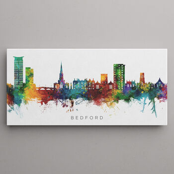 Bedford Skyline Cityscape Art Print, 2 of 12