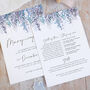 Whimsical Winter Wedding Invitation, thumbnail 3 of 6