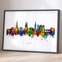 Bath Skyline Cityscape Art Print, thumbnail 1 of 12