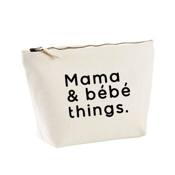 Mama And Bebe Things Zipped Pouch Baby Bag, 3 of 7