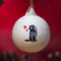 Cockapoo Ceramic Round Bauble, thumbnail 3 of 5