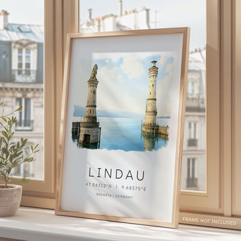 Germany Travel Print Of Lindau, 3 of 7