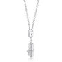 Sterling Silver Graduation Scroll Charm Necklace, thumbnail 2 of 8