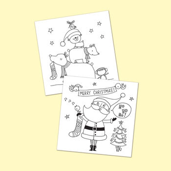 Christmas Colouring Book By Colour Me Fun | notonthehighstreet.com
