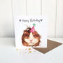Guinea Pig Birthday Card, thumbnail 1 of 3