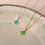 Gem Birthstone Necklace Sterling Silver Or 18ct Gold Plated, thumbnail 6 of 12