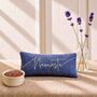 Namaste Embroidered Lavender Eye Pillow, thumbnail 4 of 6