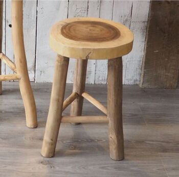 Small Wooden Stool, 5 of 5