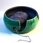 Hand Thrown Ceramic Yarn Bowl, thumbnail 7 of 7