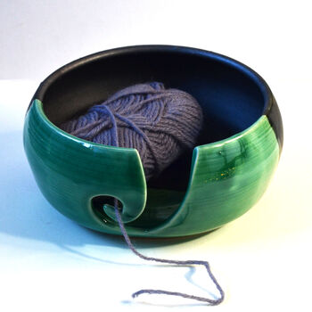 Hand Thrown Ceramic Yarn Bowl, 7 of 7