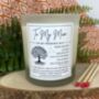 Personalised Mother Of The Bride Wedding Day Candle, thumbnail 3 of 11