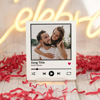 Bows And Hearts Wedding Anniversary Stemless Glass, 4 of 7