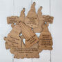 Personalised Oak Eco Gnome Family Of Five Decoration, thumbnail 3 of 7