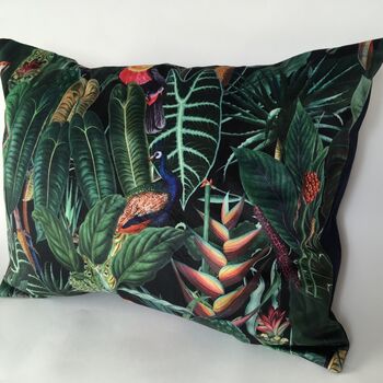 Velvet Rainforest Rectangular Cushion Cover, 6 of 6