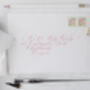 Handwritten Calligraphy Wedding Envelopes, thumbnail 6 of 8