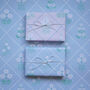 Blue And Pink Double Sided Botanical Wrapping Paper, thumbnail 4 of 6