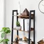 Four Tier Freestanding Ladder Home Office Storage Shelf, thumbnail 4 of 6