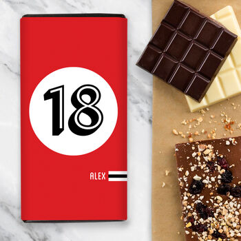Big Birthday Number Chocolate Bar, 3 of 12