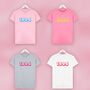 Personalised Birth Year Neon T Shirt, thumbnail 4 of 6