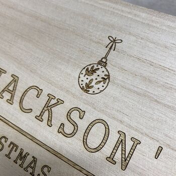 Personalised Artwork Christmas Eve Box Style Two, 10 of 11